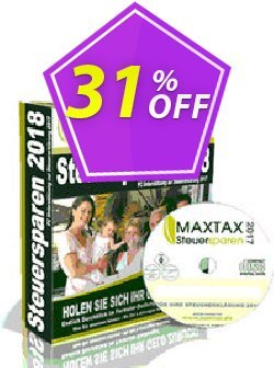 MAXTAX Steuersparen 2018 Standard Coupon discount MAXTAX SPAR-ABO - dreaded promo code of MAXTAX Steuersparen 2024 Standard 2024