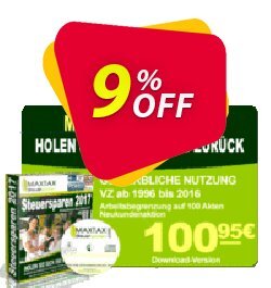 MAXTAX - Beraterversion 2017 - 100 Akten - Neukunden Coupon discount MAXTAX SPAR-ABO - marvelous deals code of MAXTAX - Beraterversion 2017 - 100 Akten - Neukunden 2024