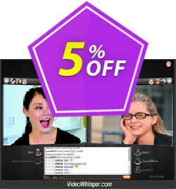 5% OFF VideoWhisper Level2 License Coupon code