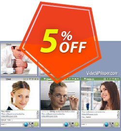 VideoWhisper Level3 License Coupon discount Give Me Five 5% Discount - awful offer code of VideoWhisper Level3 License 2024