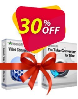 Aneesoft Video Converter Pro and YouTube Converter Bundle for Mac best offer code 2024