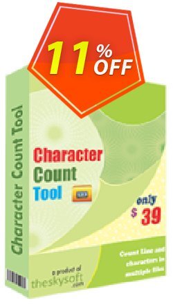 11% OFF TheSkySoft Character Count Tool Coupon code