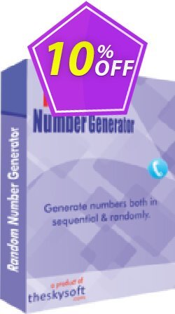 10% OFF TheSkySoft Random Number Generator Coupon code