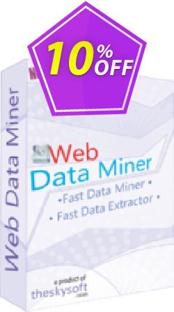 10% OFF TheSkySoft Web Data Miner Coupon code