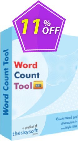 11% OFF TheSkySoft Word Count Tool Coupon code