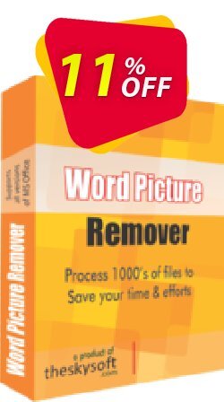 11% OFF TheSkySoft Word Picture Remover Coupon code