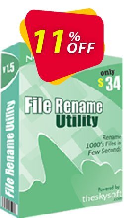 11% OFF TheSkySoft File Rename Utility Coupon code