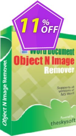 11% OFF TheSkySoft Word Document Object & Image Remover Coupon code