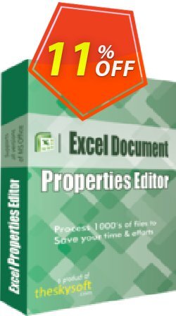 11% OFF TheSkySoft Excel Document Properties Editor Coupon code