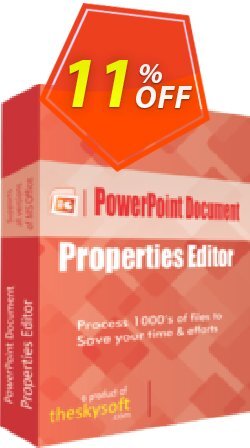 11% OFF TheSkySoft PowerPoint Document Properties Editor Coupon code