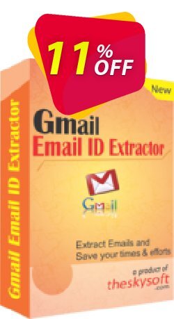 11% OFF TheSkySoft Gmail Email ID Extractor Coupon code