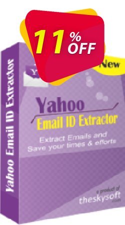 TheSkySoft Yahoo Email ID Extractor Coupon, discount 10%Discount. Promotion: impressive offer code of Yahoo Email ID Extractor 2022