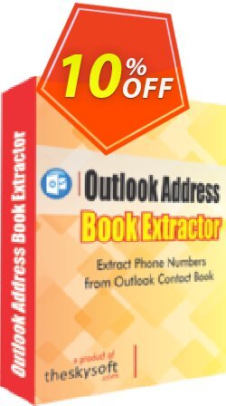 10% OFF TheSkySoft Outlook Address Book Extractor Coupon code