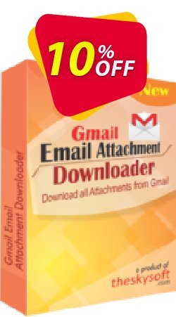 10% OFF TheSkySoft Gmail Email Attachment Downloader Coupon code