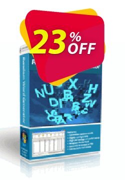 23% OFF Random Word Generator Coupon code