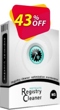 43% OFF NETGATE Registry Cleaner - Unlimited Lifetime license - for 5 PC Coupon code