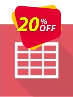 20% OFF Dev. Virto Ajax Data Grid for SP2007 Coupon code