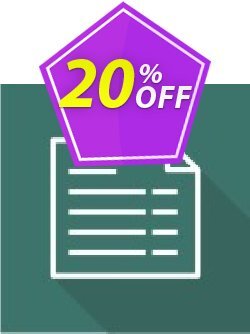 20% OFF Dev. Virto List Form Extender for SP2007 Coupon code