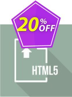 20% OFF Dev. Virto Html5 File Upload for SP2013 Coupon code