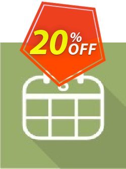 20% OFF Virto Mini Calendar Exchange for SP2016 Coupon code