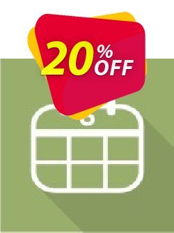20% OFF Virto Mini Calendar for SP2016 Coupon code