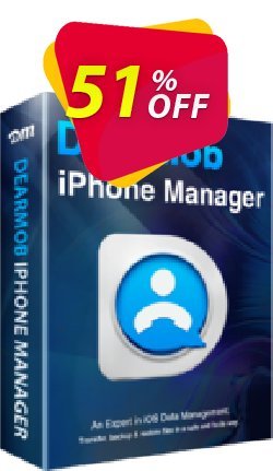 DearMob iPhone Manager Coupon discount DEARMOB-AFF-SPECIAL - fearsome discount code of DearMob iPhone Manager - 1 Year 1PC 2023