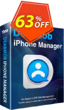 63% OFF DearMob iPhone Manager - Lifetime 2 Macs  Coupon code