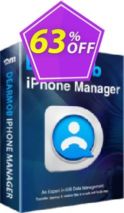 63% OFF DearMob iPhone Manager - Lifetime  Coupon code
