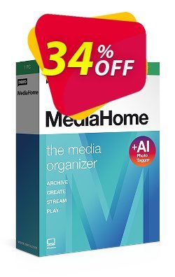 34% OFF Nero MediaHome 2022 Unlimited Coupon code