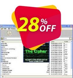 28% OFF The Cipher Coupon code