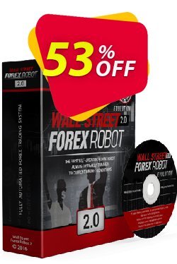 53% OFF WallStreet Forex Robot Single License Coupon code