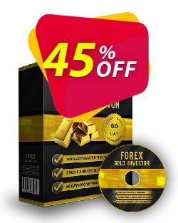 45% OFF Forex Gold Investor Coupon code