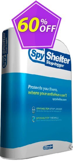 60% OFF SpyShelter Firewall Coupon code