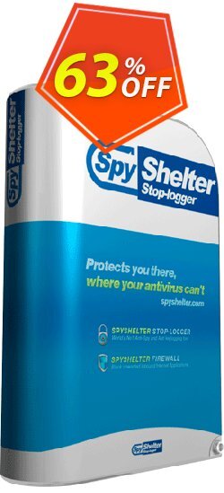 63% OFF SpyShelter Silent Anti Keylogger Coupon code