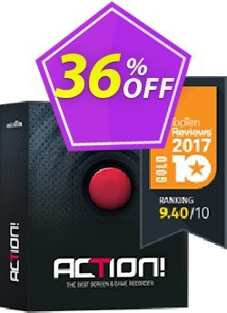 36% OFF Action! - screen and game recorder Coupon code