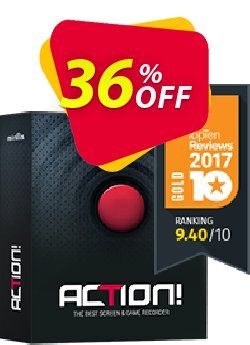 36% OFF Action! - screen and game recorder Coupon code