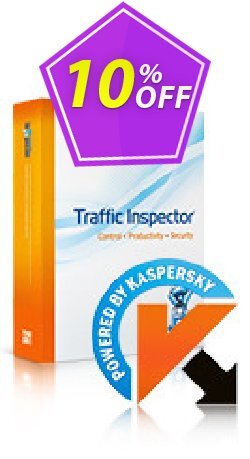 Traffic Inspector+Traffic Inspector Anti-Virus powered by Kaspersky (1 Year) Gold 10 excellent deals code 2024