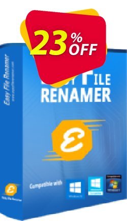 Easy File Renamer - Lifetime  Coupon, discount 20% OFF Easy File Renamer (Lifetime), verified. Promotion: Imposing deals code of Easy File Renamer (Lifetime), tested & approved