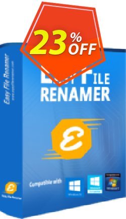 Easy File Renamer Family Pack - 1 year  Coupon discount 20% OFF Easy File Renamer Family Pack (1 year), verified - Imposing deals code of Easy File Renamer Family Pack (1 year), tested & approved