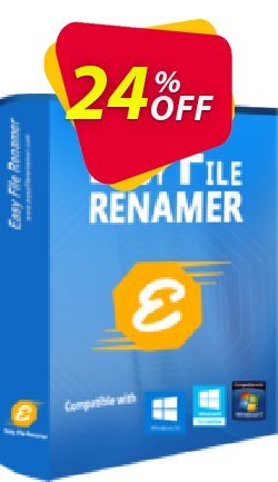 24% OFF Easy File Renamer - 1 year  Coupon code