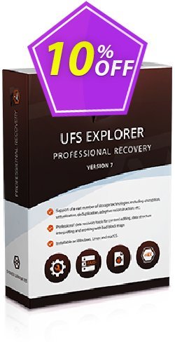 10% OFF UFS Explorer Professional Recovery for macOS - Corporate License - 1 year of updates  Coupon code