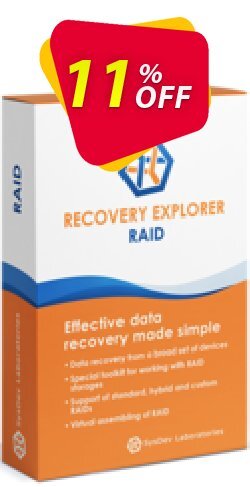 11% OFF Recovery Explorer RAID - for Linux - Personal License Coupon code