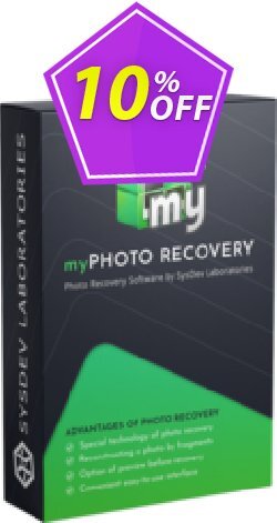 10% OFF myPhoto Recovery - Personal License Coupon code