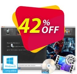 42% OFF Video Converter for Mac Pro lifetime/1 PC Coupon code