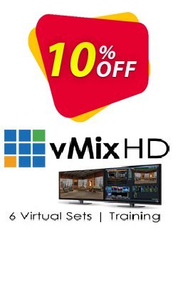 10% OFF Virtual Set Pack One for vMix Coupon code