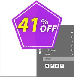 41% OFF Slideout Panel Menu Extension for WYSIWYG Web Builder Coupon code