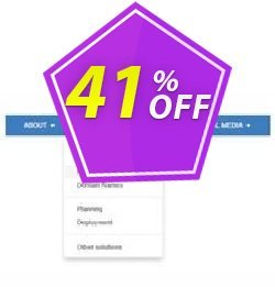 41% OFF Bootstrap Navigation Bar Extension for WYSIWYG Web Builder Coupon code