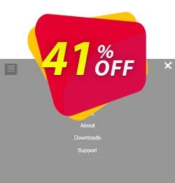 41% OFF Fullscreen Overlay Menu Extension for WYSIWYG Web Builder Coupon code