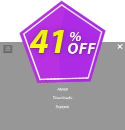 41% OFF Fullscreen Overlay Menu Extension for WYSIWYG Web Builder Coupon code