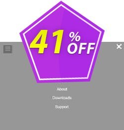 41% OFF Fullscreen Overlay Menu Extension for WYSIWYG Web Builder Coupon code